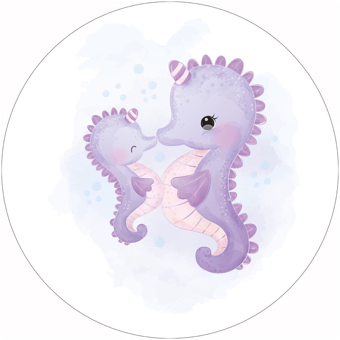 Muurcirkel Zeepaardjes