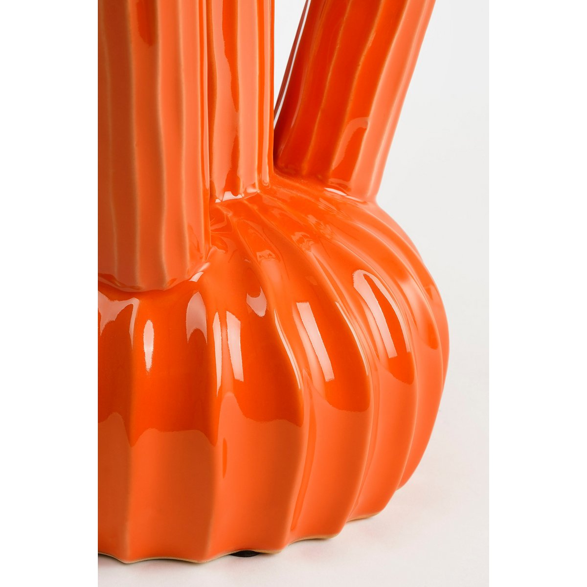 Felipe Tulpenvaas - H27 x Ø20 cm - Keramiek - Oranje