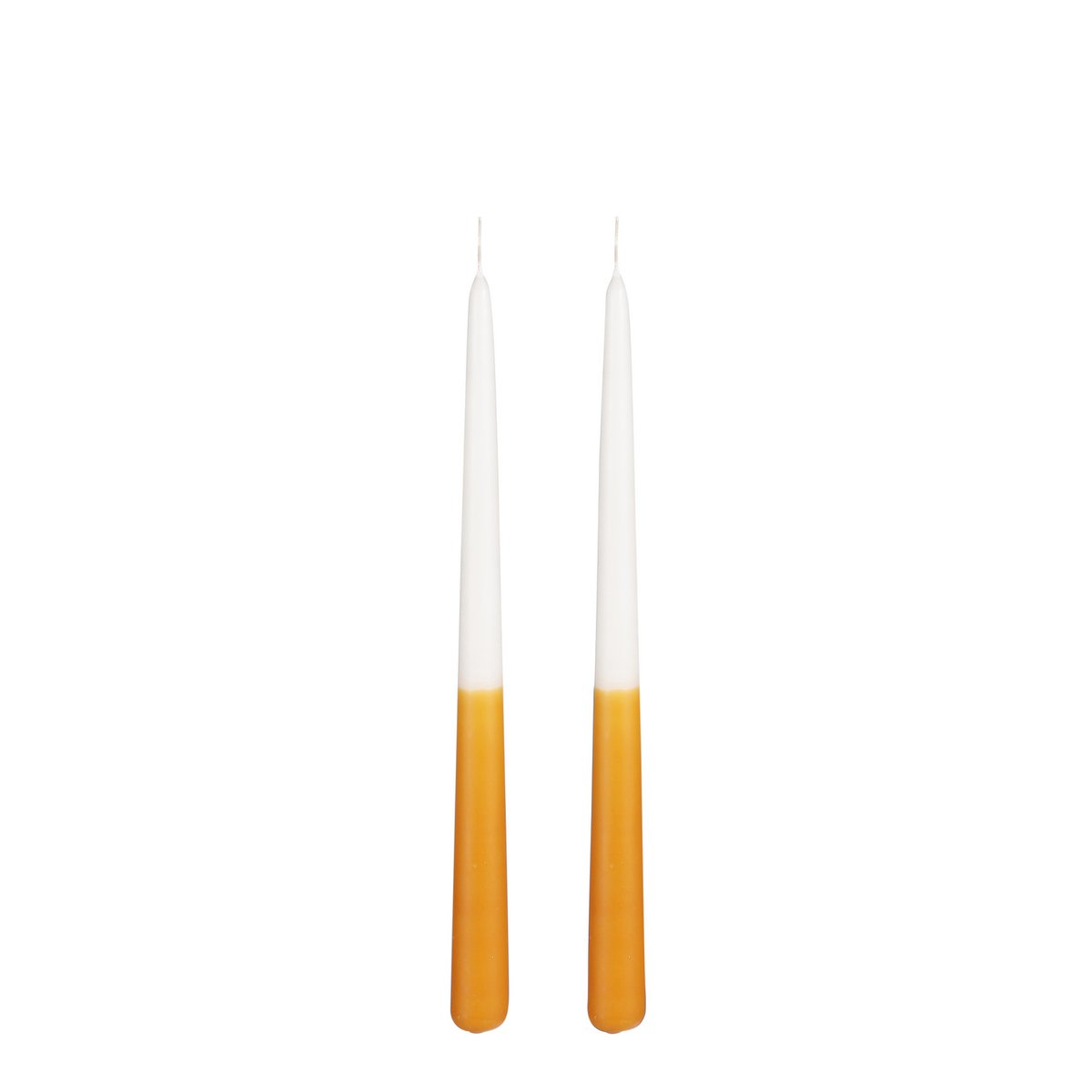 Dip-dye Dinerkaars - Set van 2 - H30 cm - Oranje