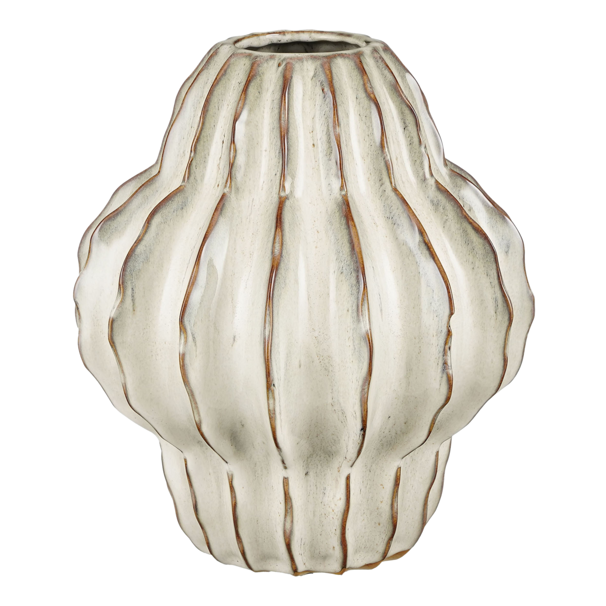 Altea Vaas - H28 x Ø25 cm - Keramiek - Off White
