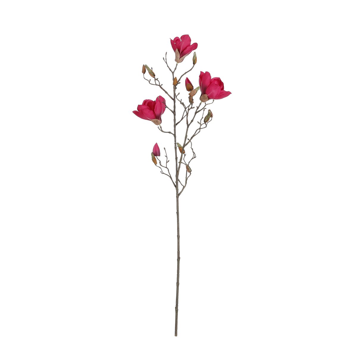 Magnolia Kunstbloem - H88 cm - Donkerroze