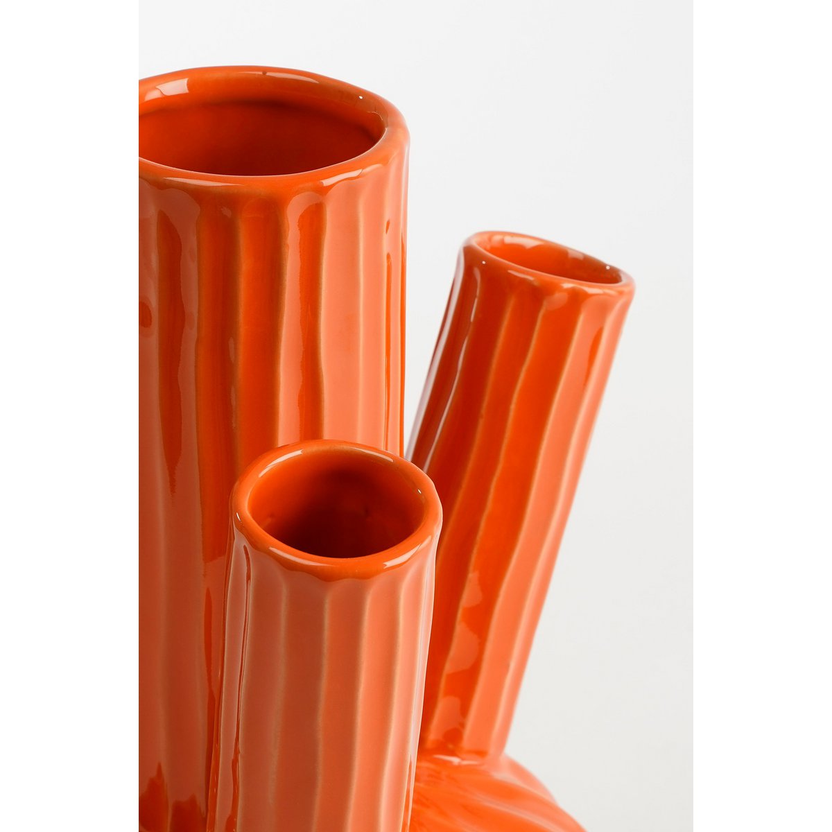 Felipe Tulpenvaas - H27 x Ø20 cm - Keramiek - Oranje