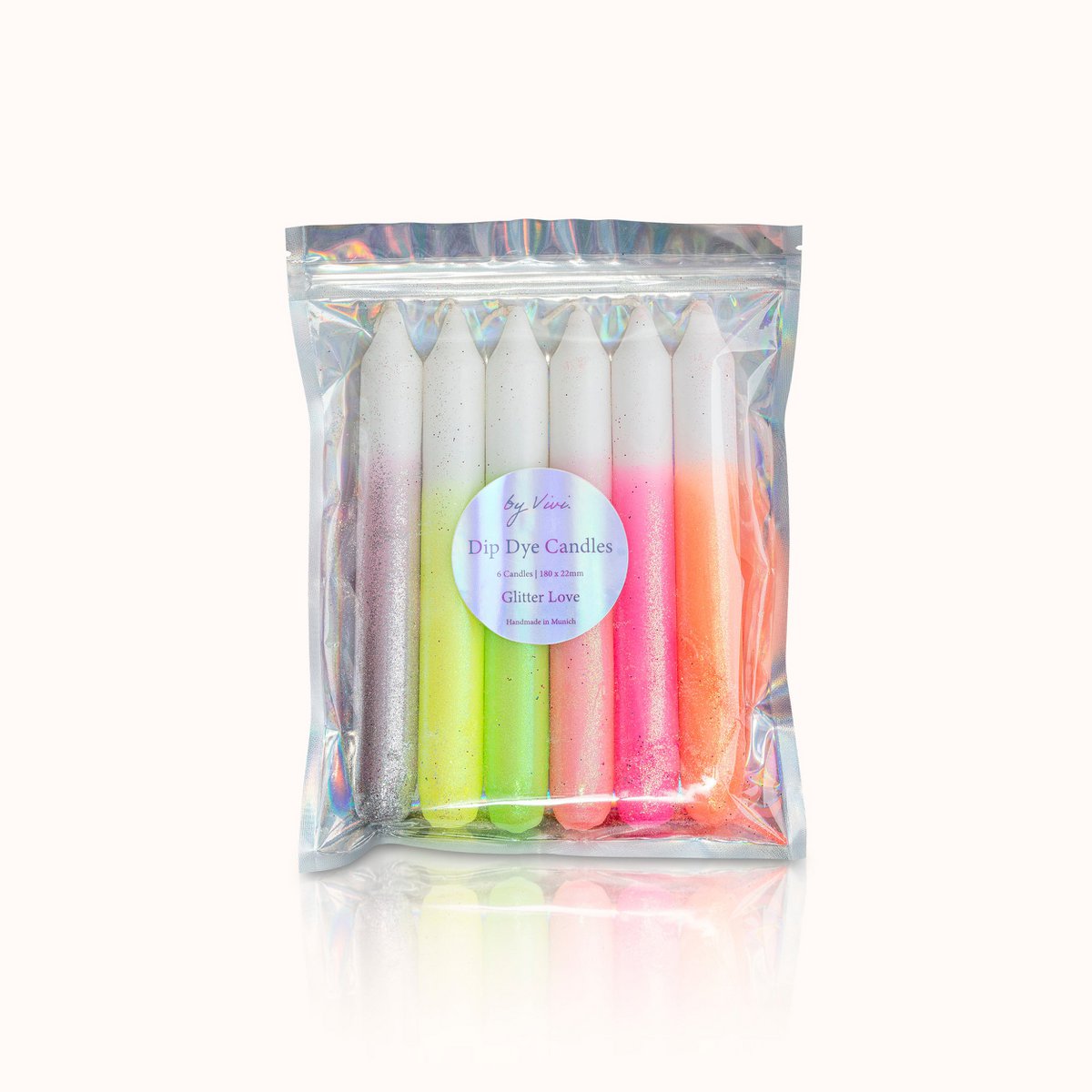 Dip Dye Candle Set: Glitter Dip Edition
