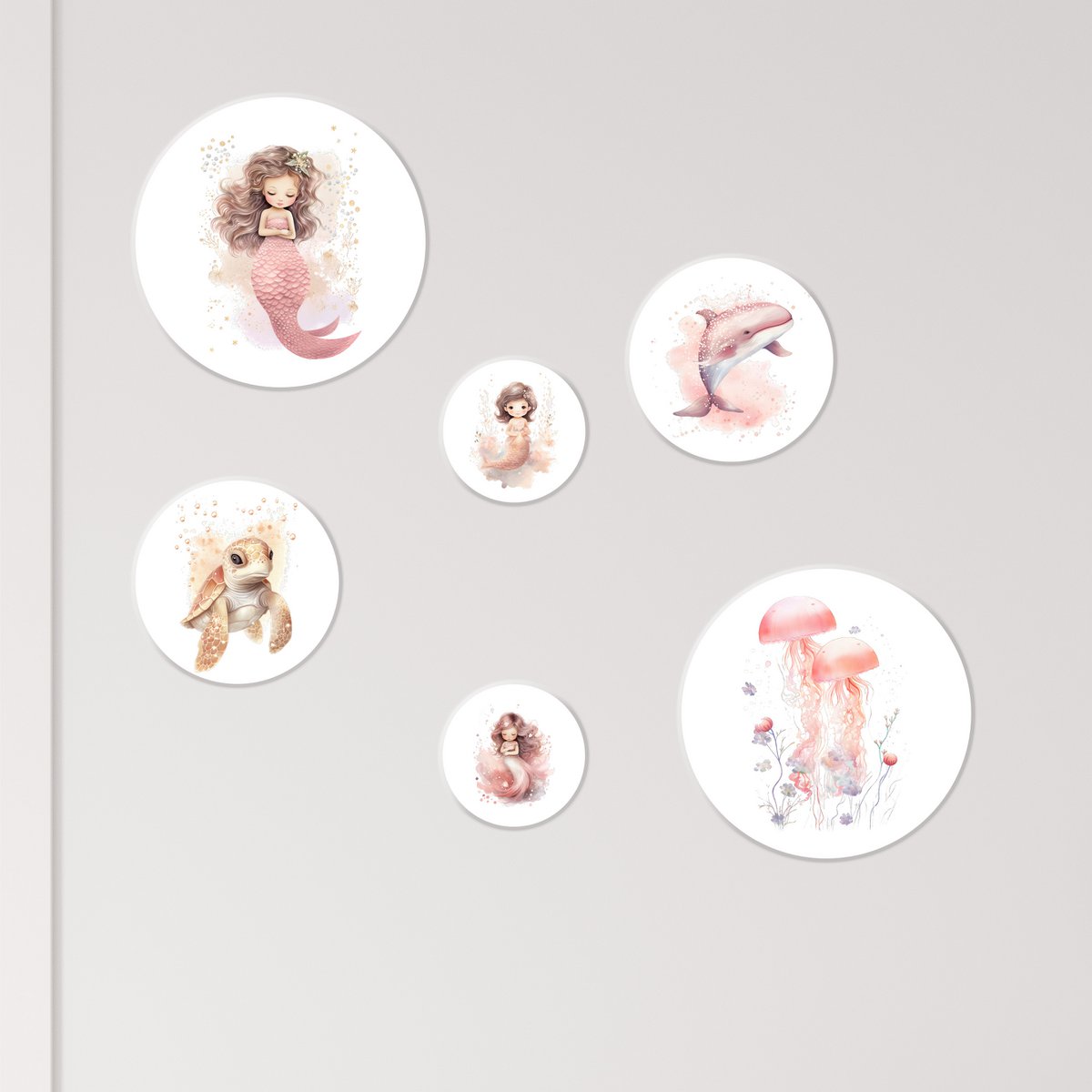Muurcirkel Set | Mermaids
