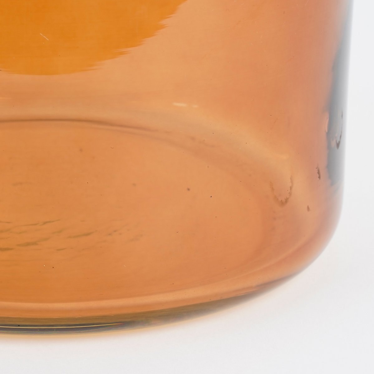 Regal Fles Vaas - H22 x Ø20 cm - Glas - Bruin