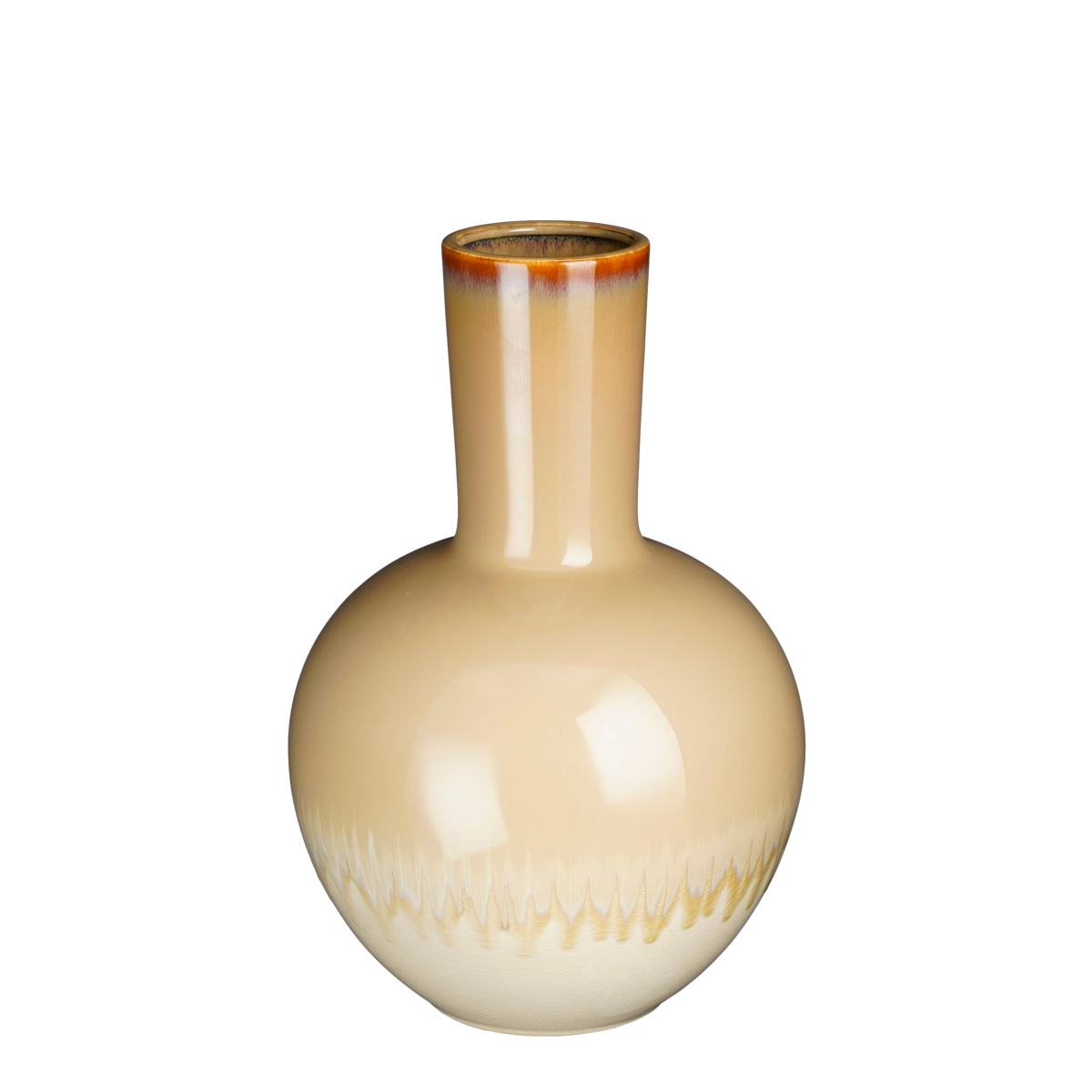Holm Vaas - H42 x Ø28 cm - Keramiek - Crème