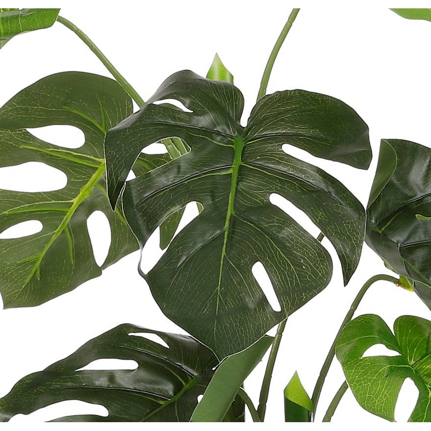 Monstera Kunstplant in Bloempot - H100 x Ø50 cm - Groen