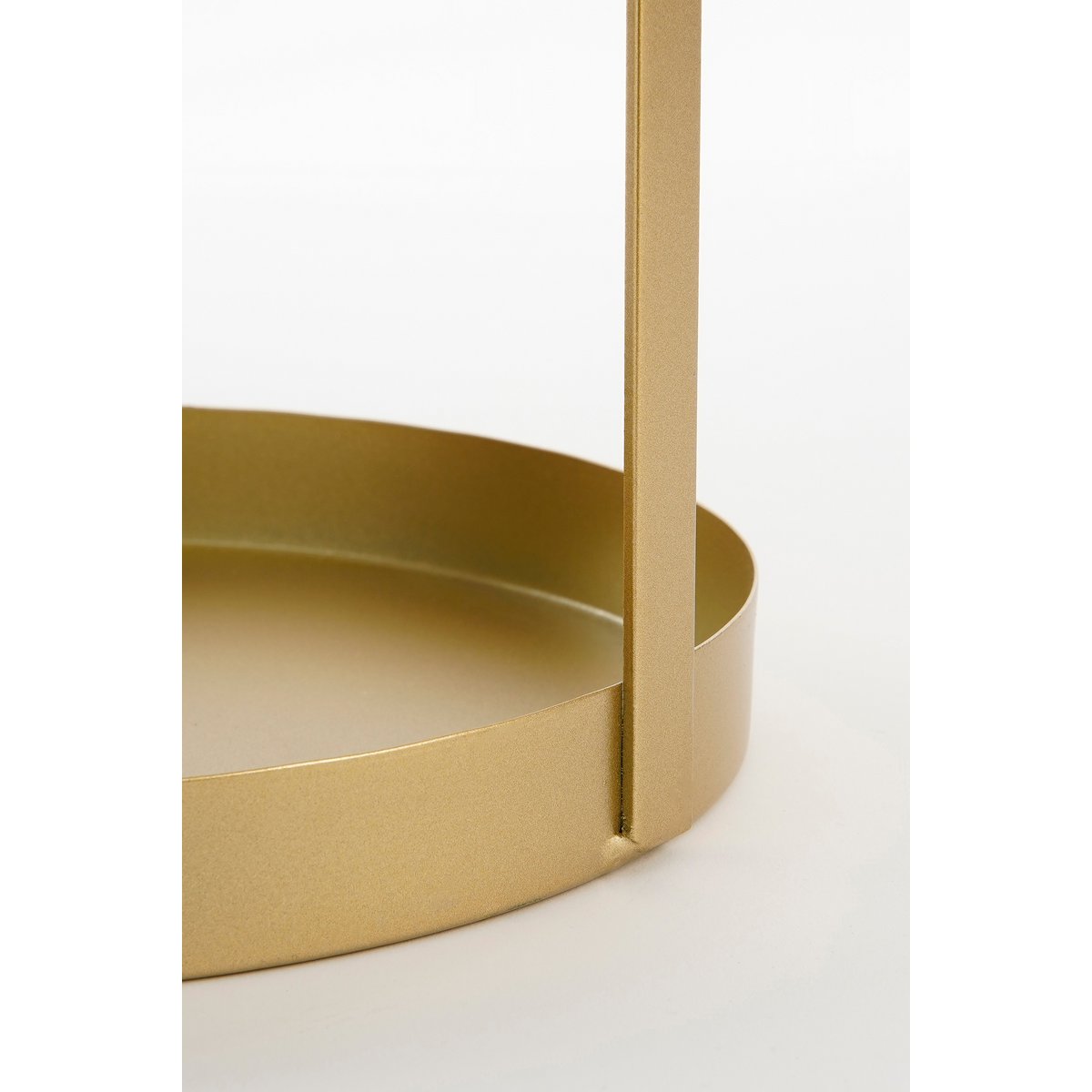 Etagère 2-Laags - H41 x Ø25 cm - Metaal - Goud