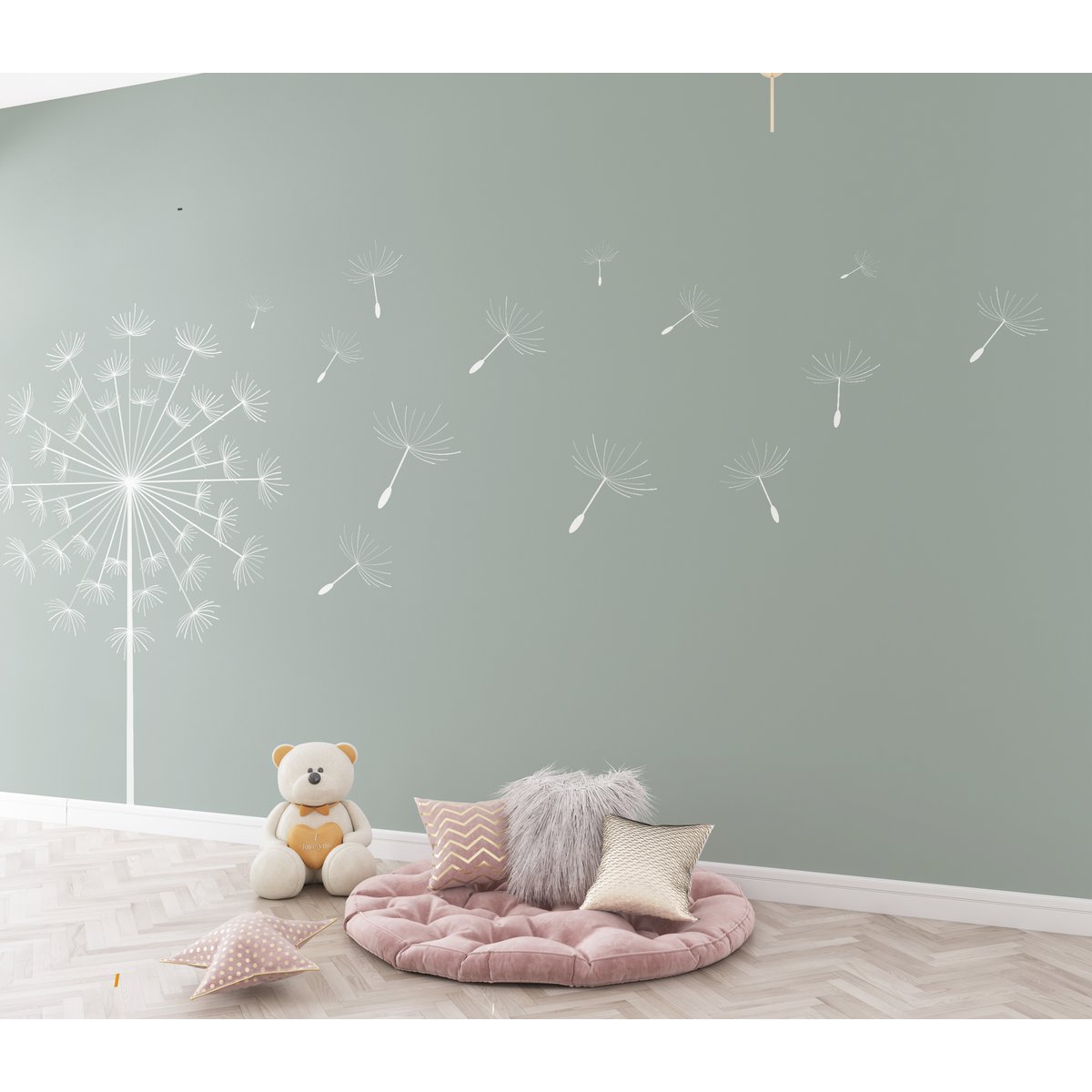 Behang kinderkamer Dandelion Early Dew