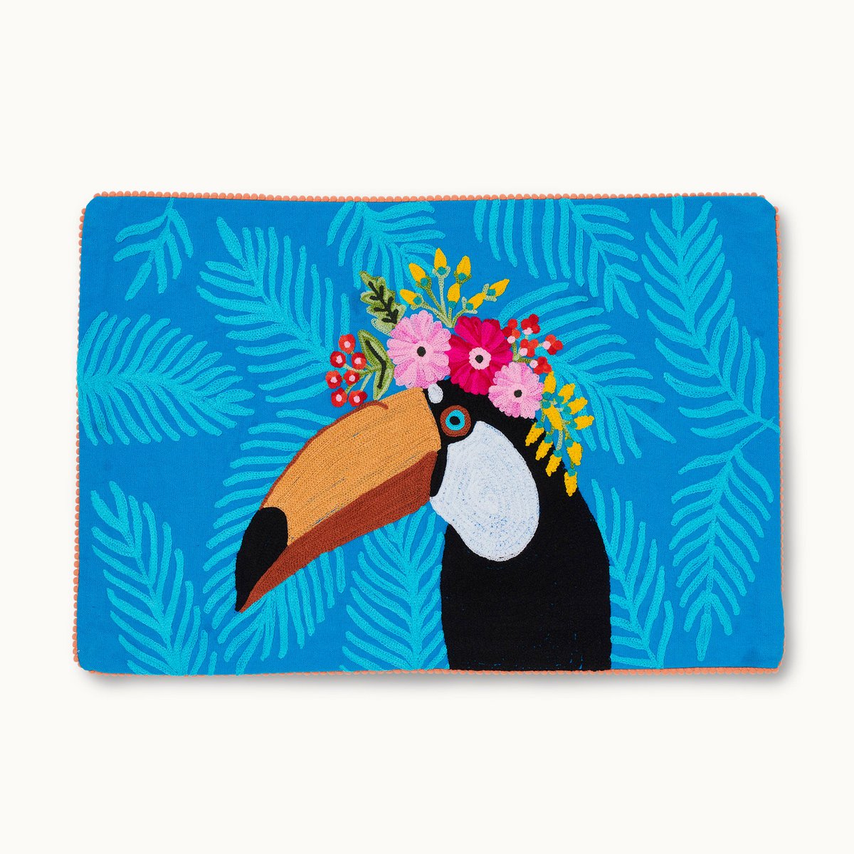 Toucan cushion cover