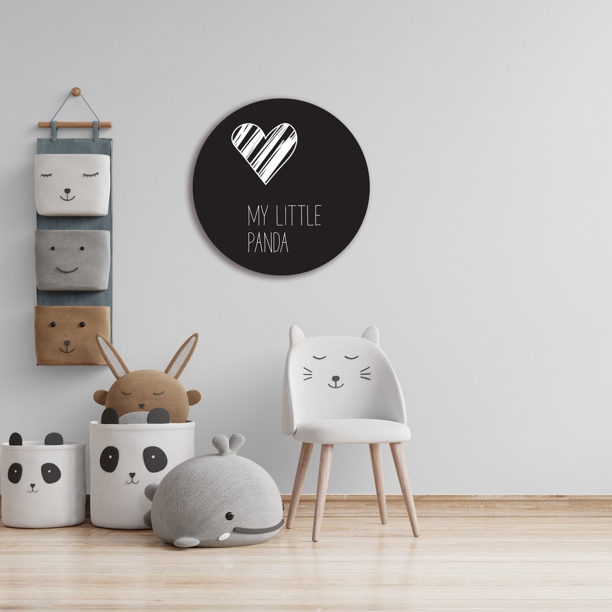 Muurcirkel | My little Panda