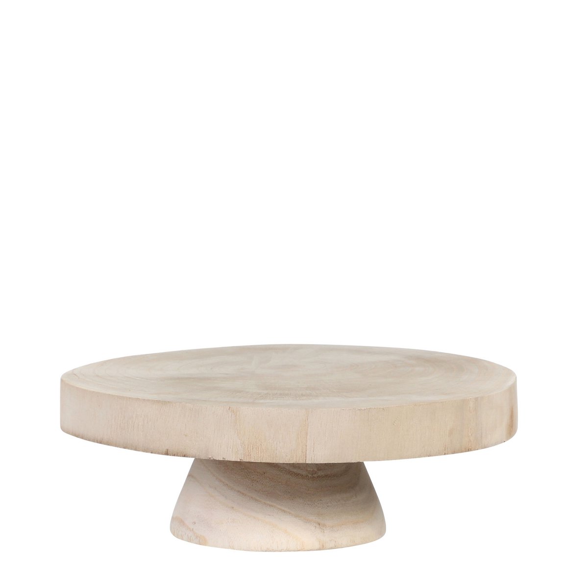 Pia Plantenstandaard - H11 x Ø30 cm - Hout - Lichtbruin
