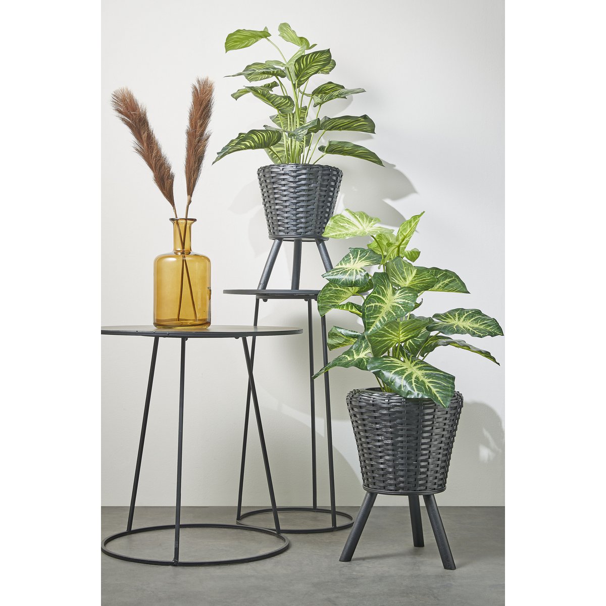 Regal Fles Vaas - H30 x Ø16 cm - Glas - Geel