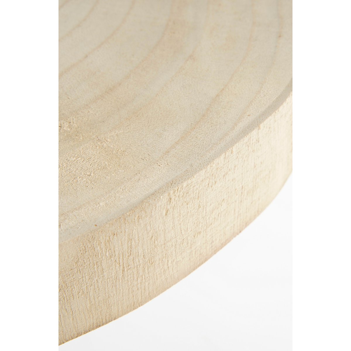 Pia Plantenstandaard - H11 x Ø30 cm - Hout - Lichtbruin