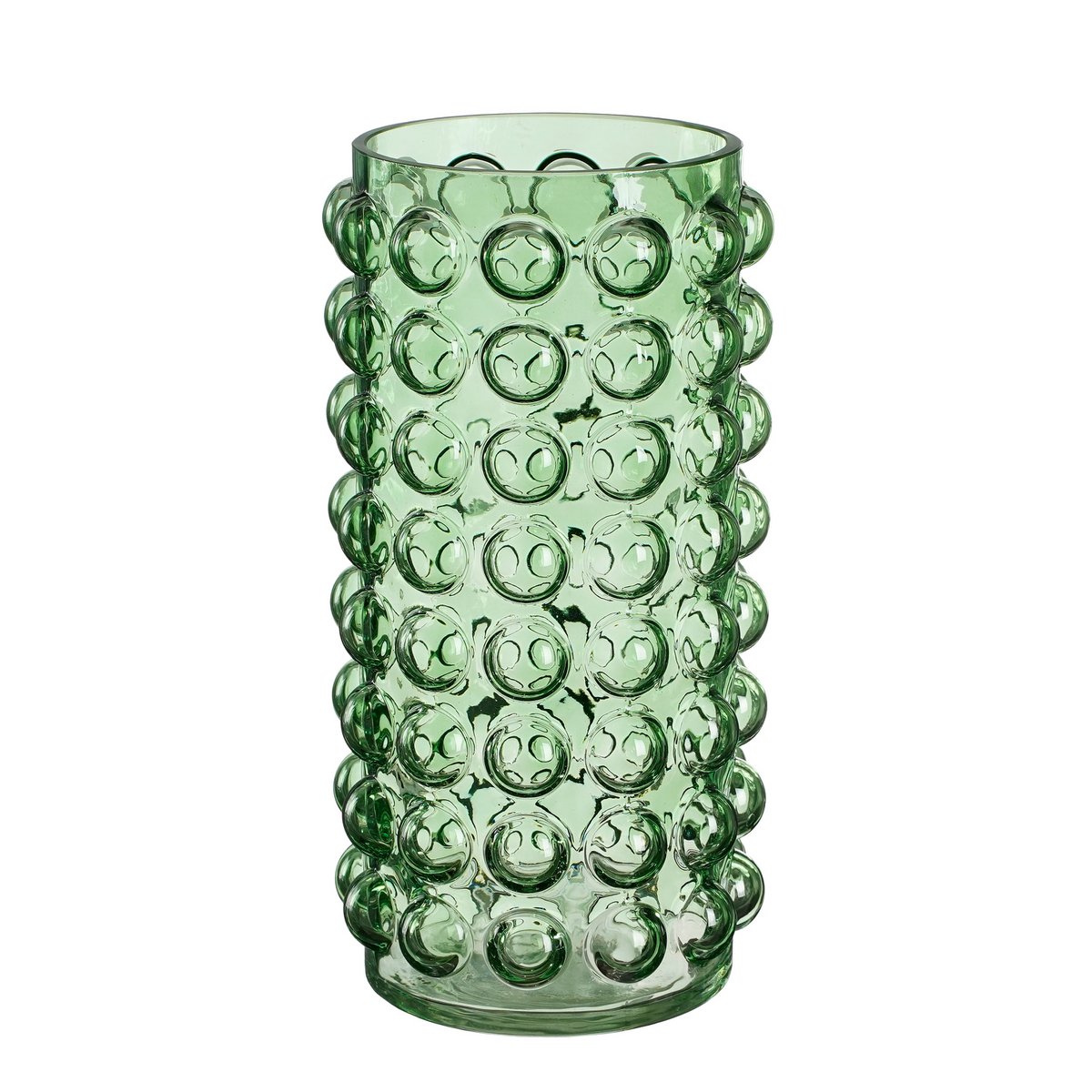 Lausanne Vaas - H25 x Ø12 cm - Glas - Groen
