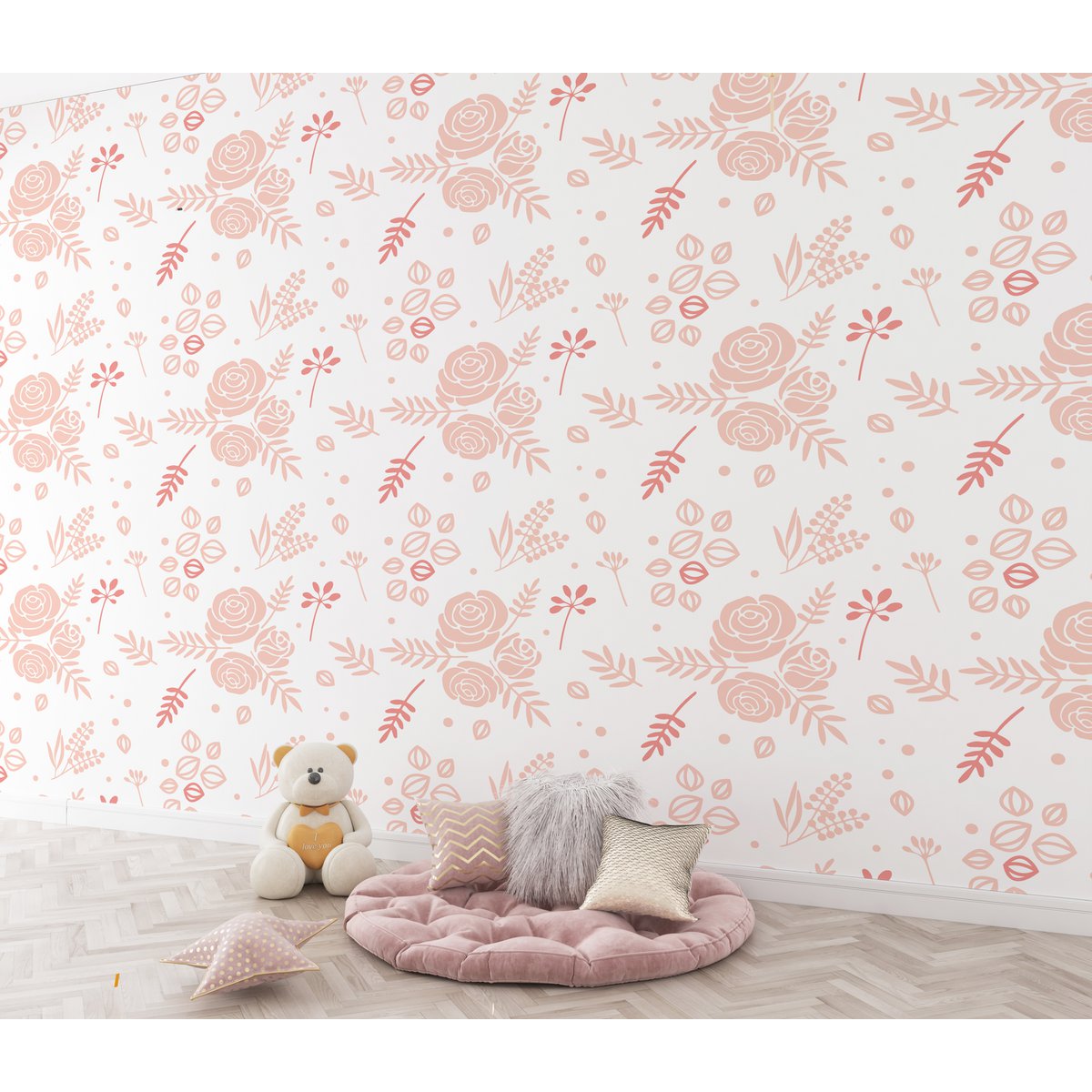 Behang kinderkamer | Bloemencollectie | 7