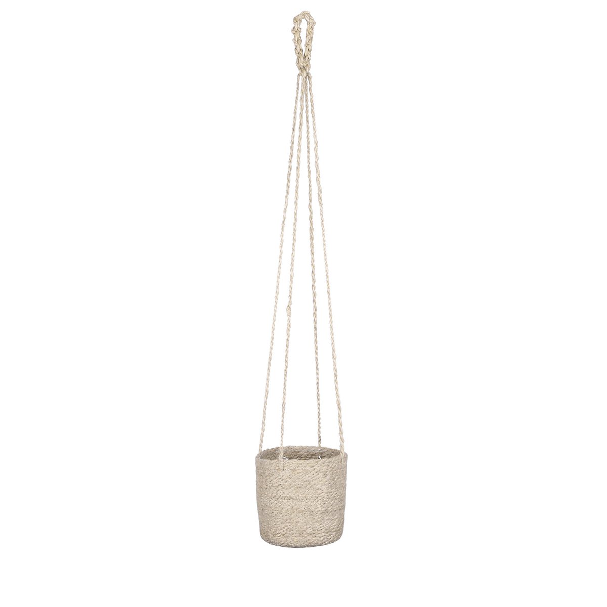 Atlantic Plantenmand - Set van 2 - H16 x Ø16 cm - Crème