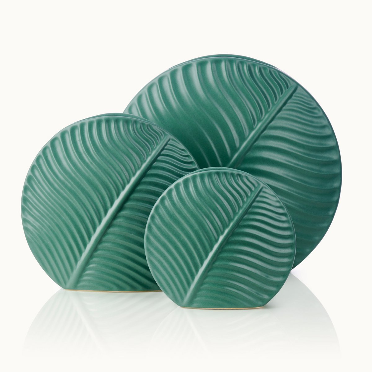 Vase Leaf green-M