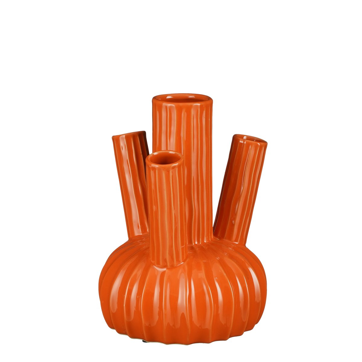 Felipe Tulpenvaas - H27 x Ø20 cm - Keramiek - Oranje