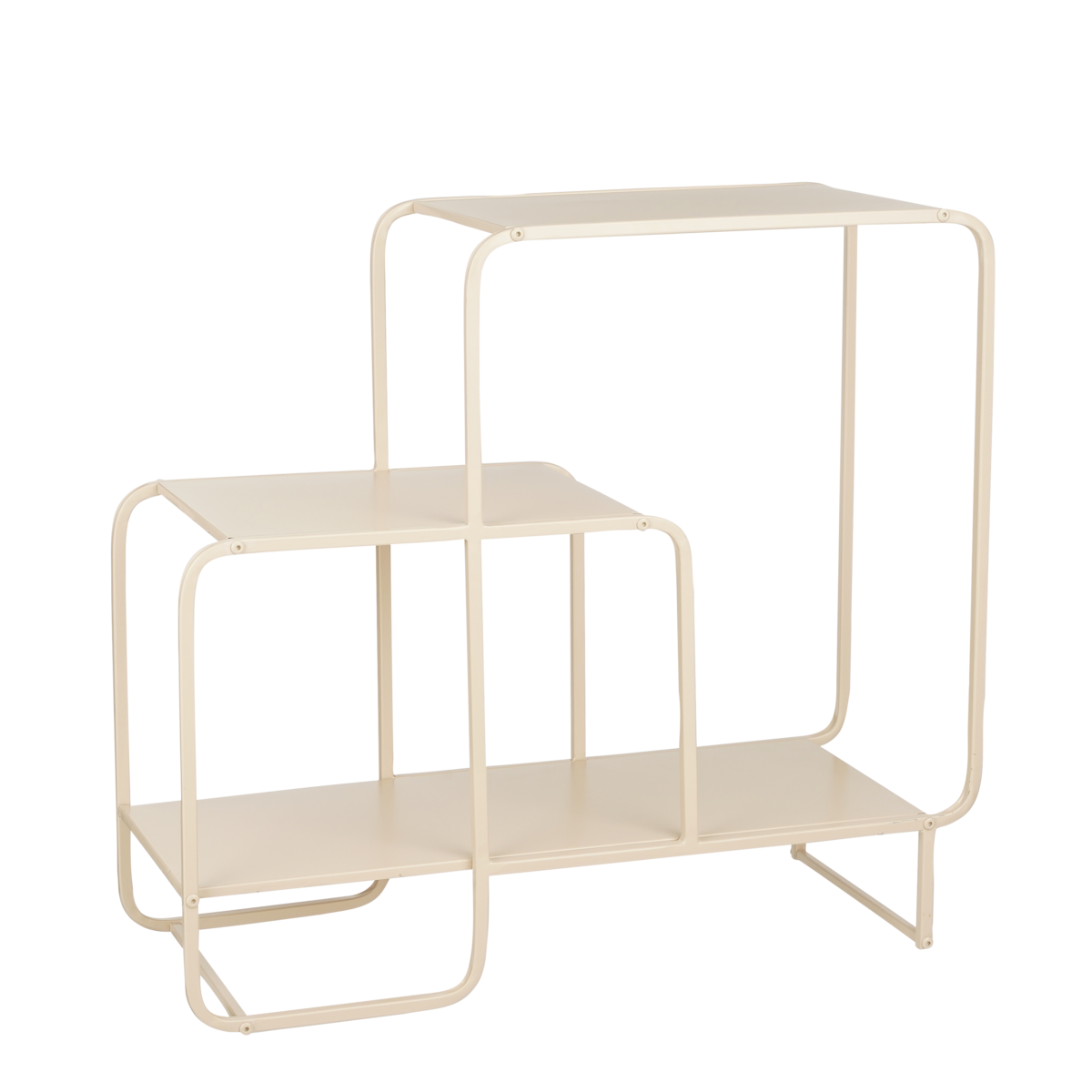 Jules Sidetable - L70 x B30 x H76 cm - Metaal - Lichtbruin