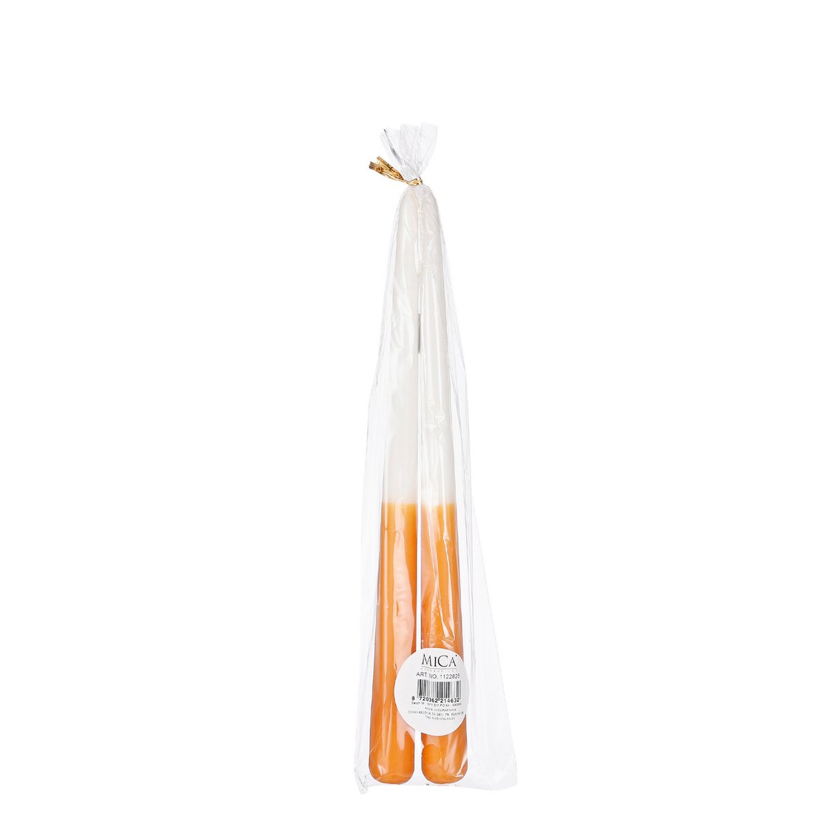 Dip-dye Dinerkaars - Set van 2 - H30 cm - Oranje