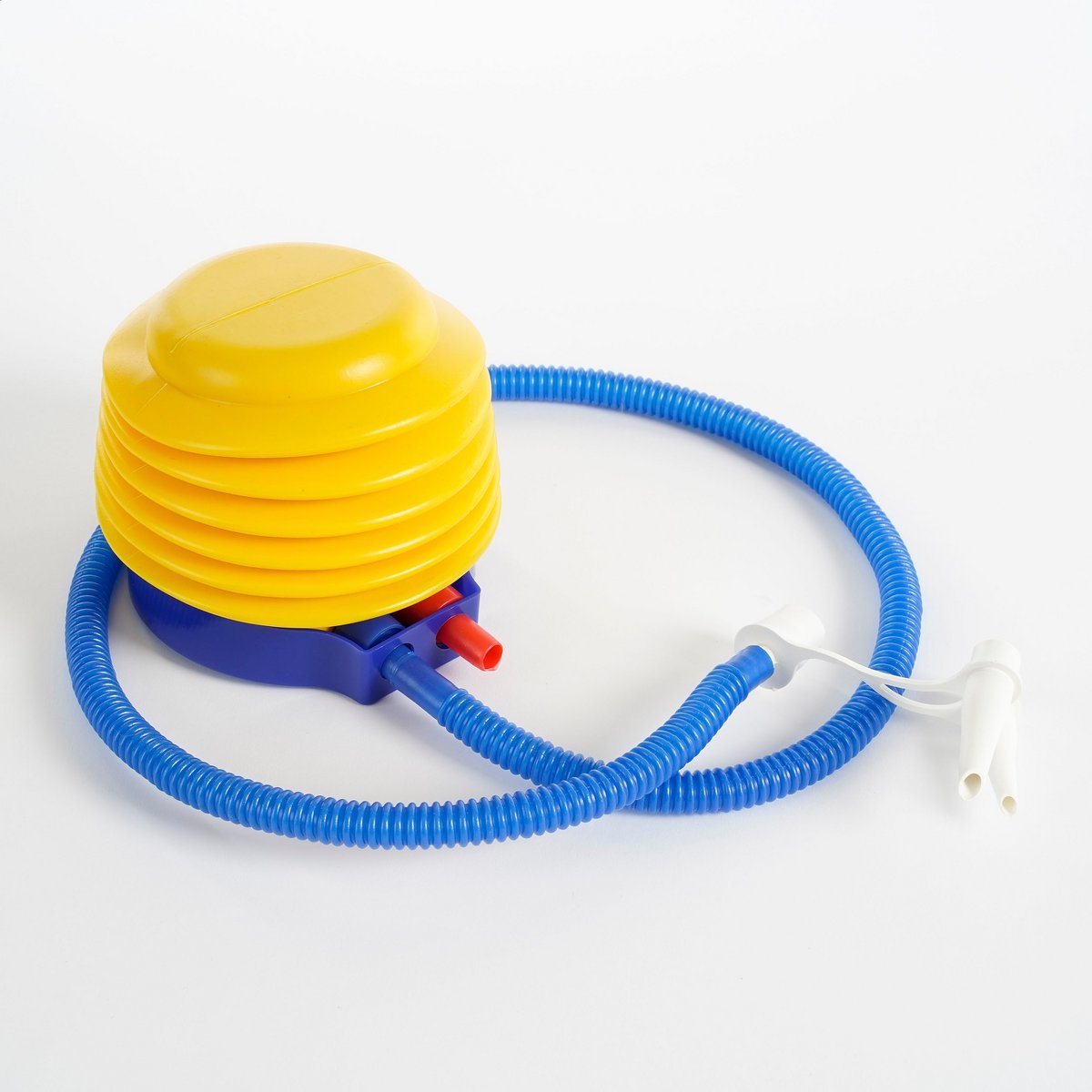 Nuno Opblaasbare Poef met Palm Bladeren - H37 x Ø80 cm - Paars