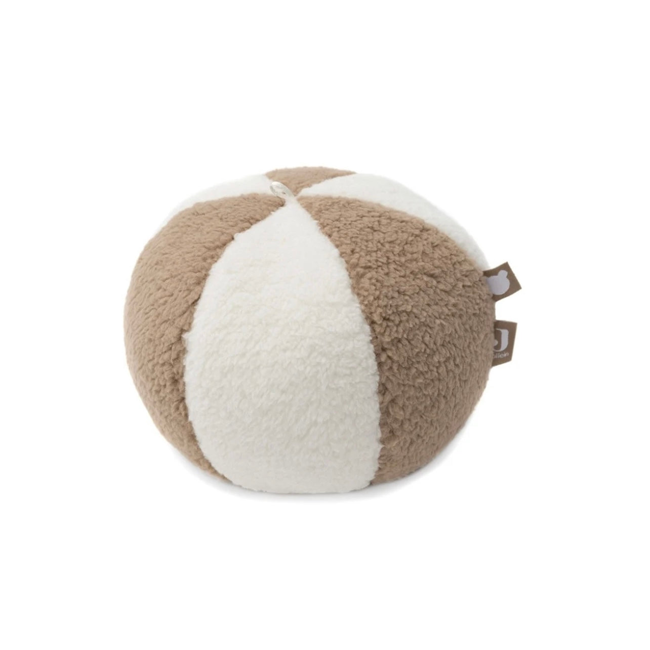 Jollein - Stoffen speelbal Ivory/Biscuit