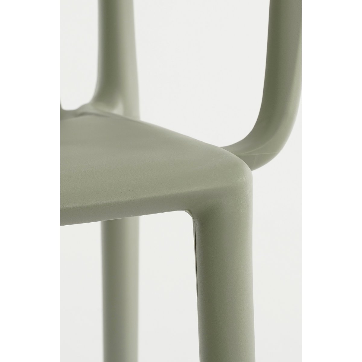 Paloma Tuinstoel - L53 x B53 x H78 cm - Polypropyleen - Groen