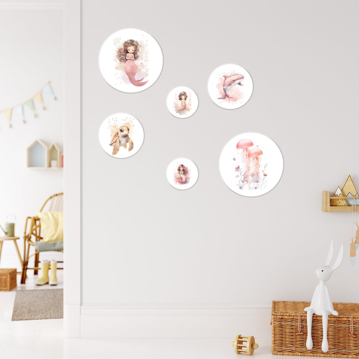 Muurcirkel Set | Mermaids