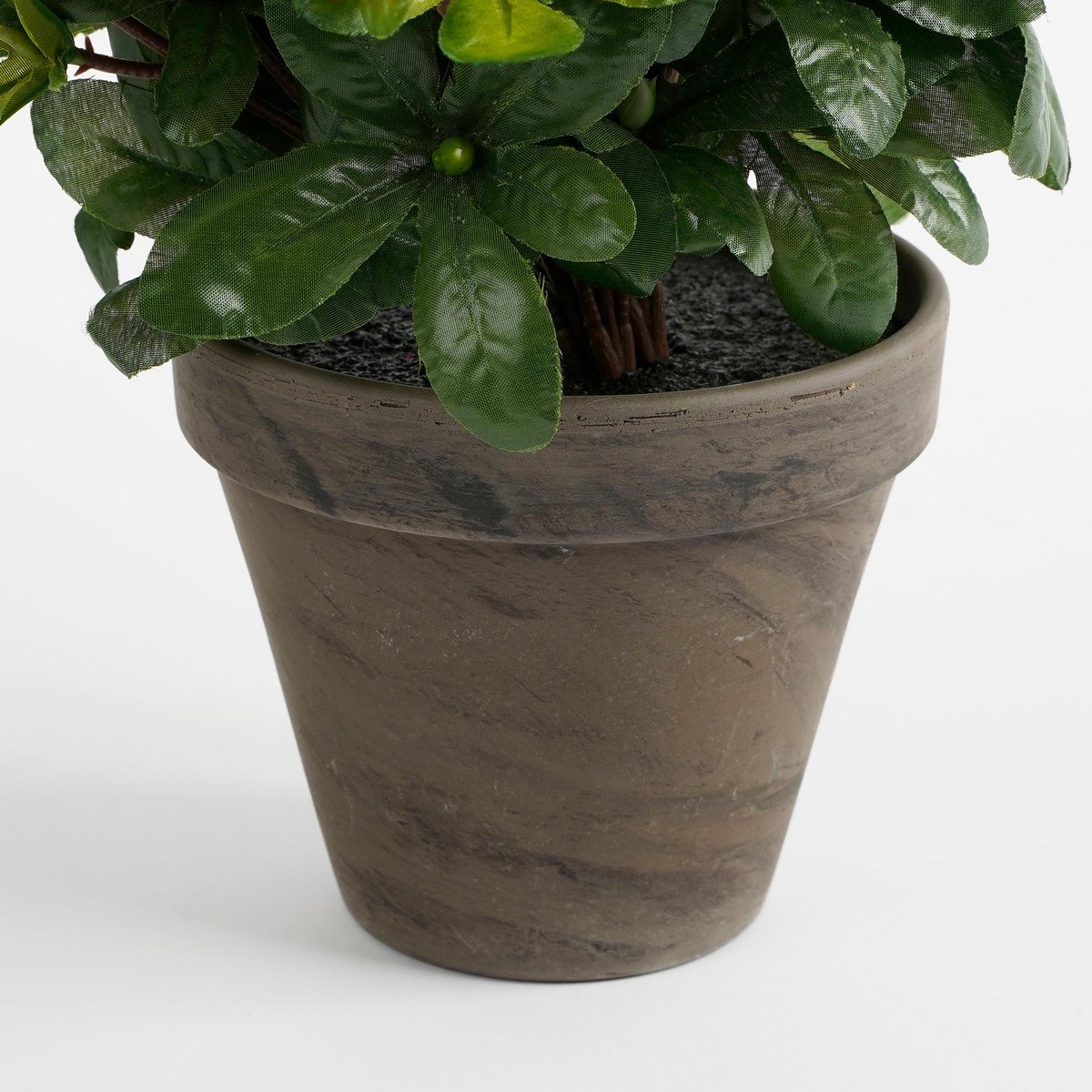 Azalea Kunstplant in Bloempot Stan - H31 x Ø26 cm - Rood