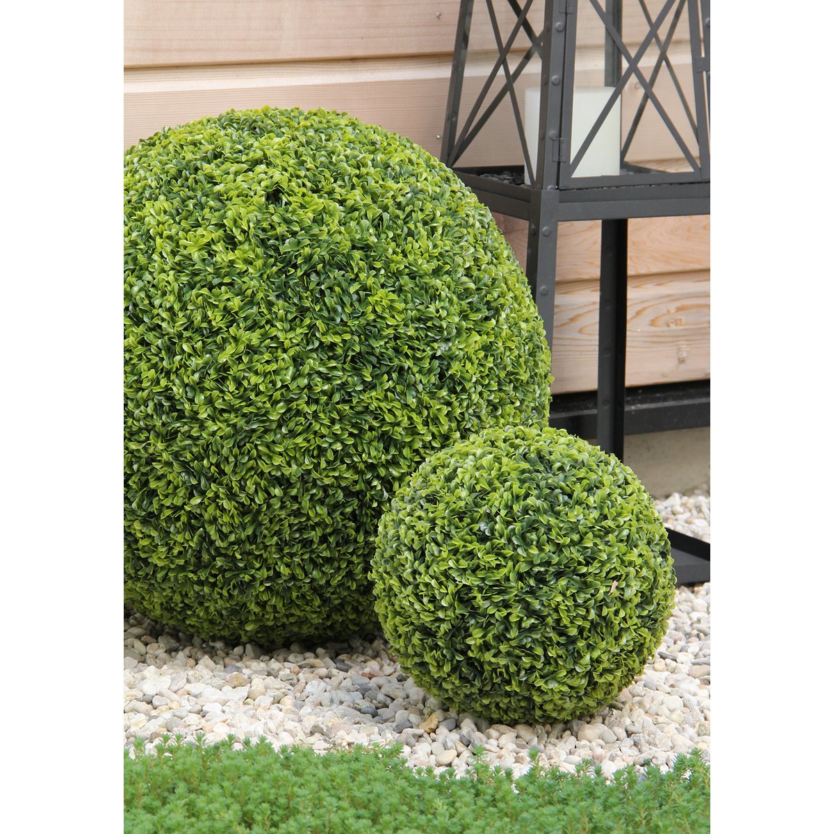 Theeplant Bol Kunstplant voor Buiten - Ø27 cm - Groen