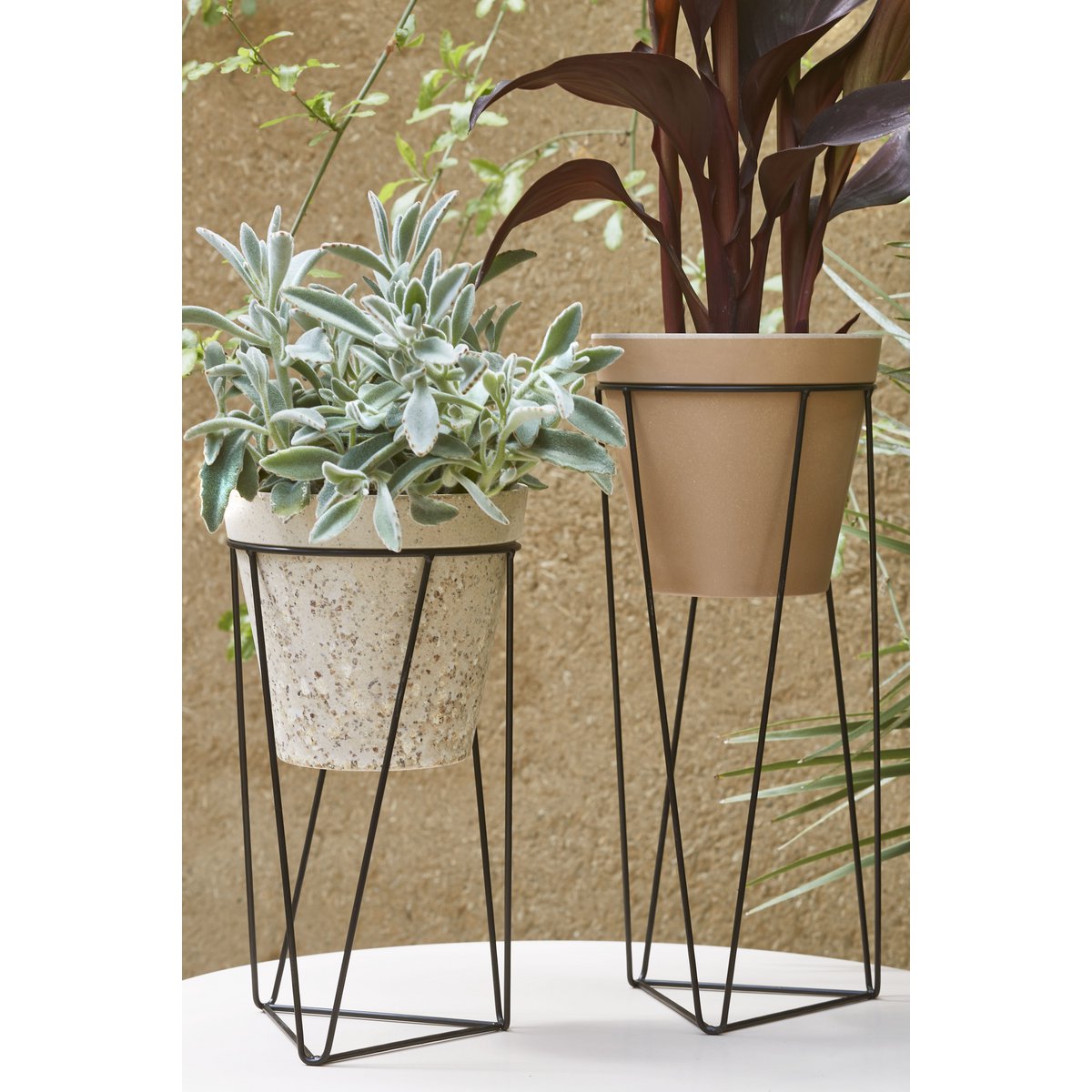 Orion Bloempot voor Buiten - H28,5 x Ø30 cm - Plantenvezels - Terra