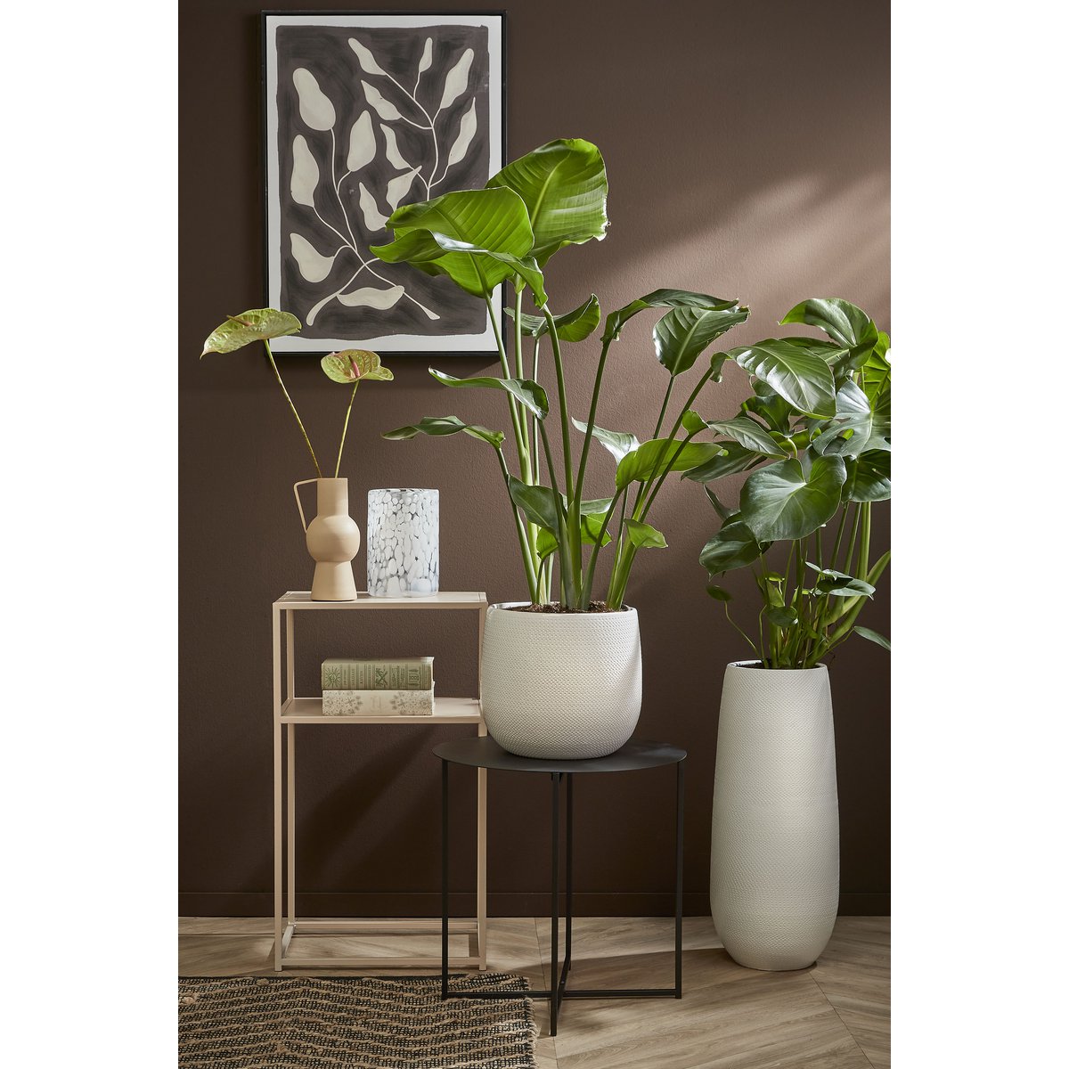 Mikki Bijzettafel - H45 x Ø45 cm - Zwart