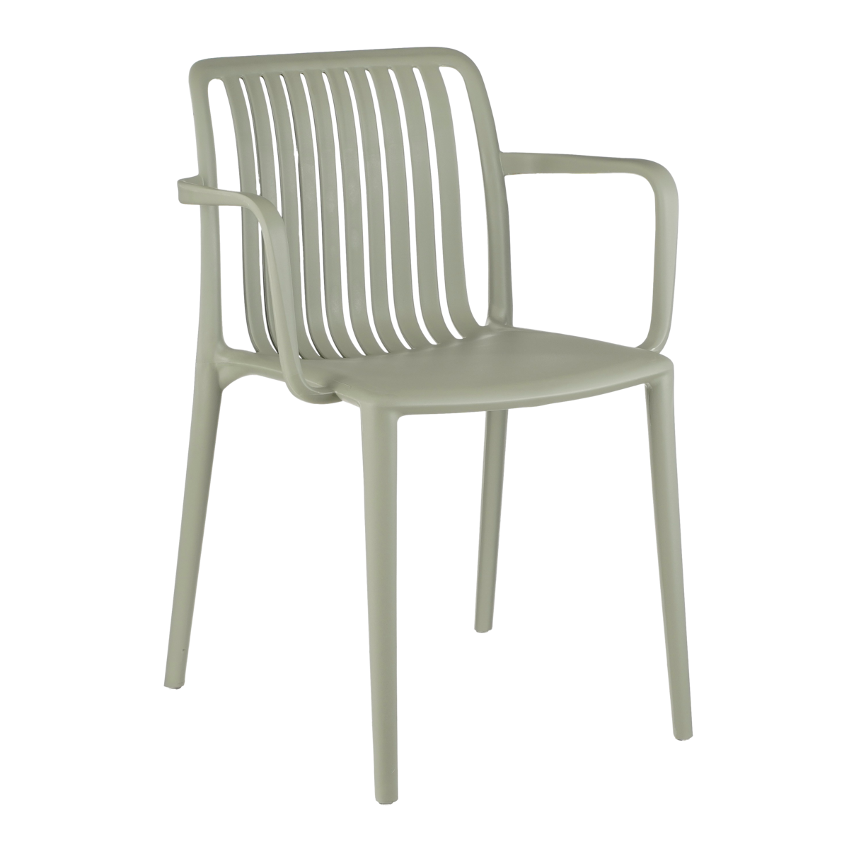 Paloma Tuinstoel - L53 x B53 x H78 cm - Polypropyleen - Groen