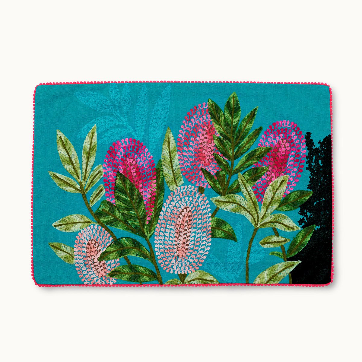 Cushion cover flowers