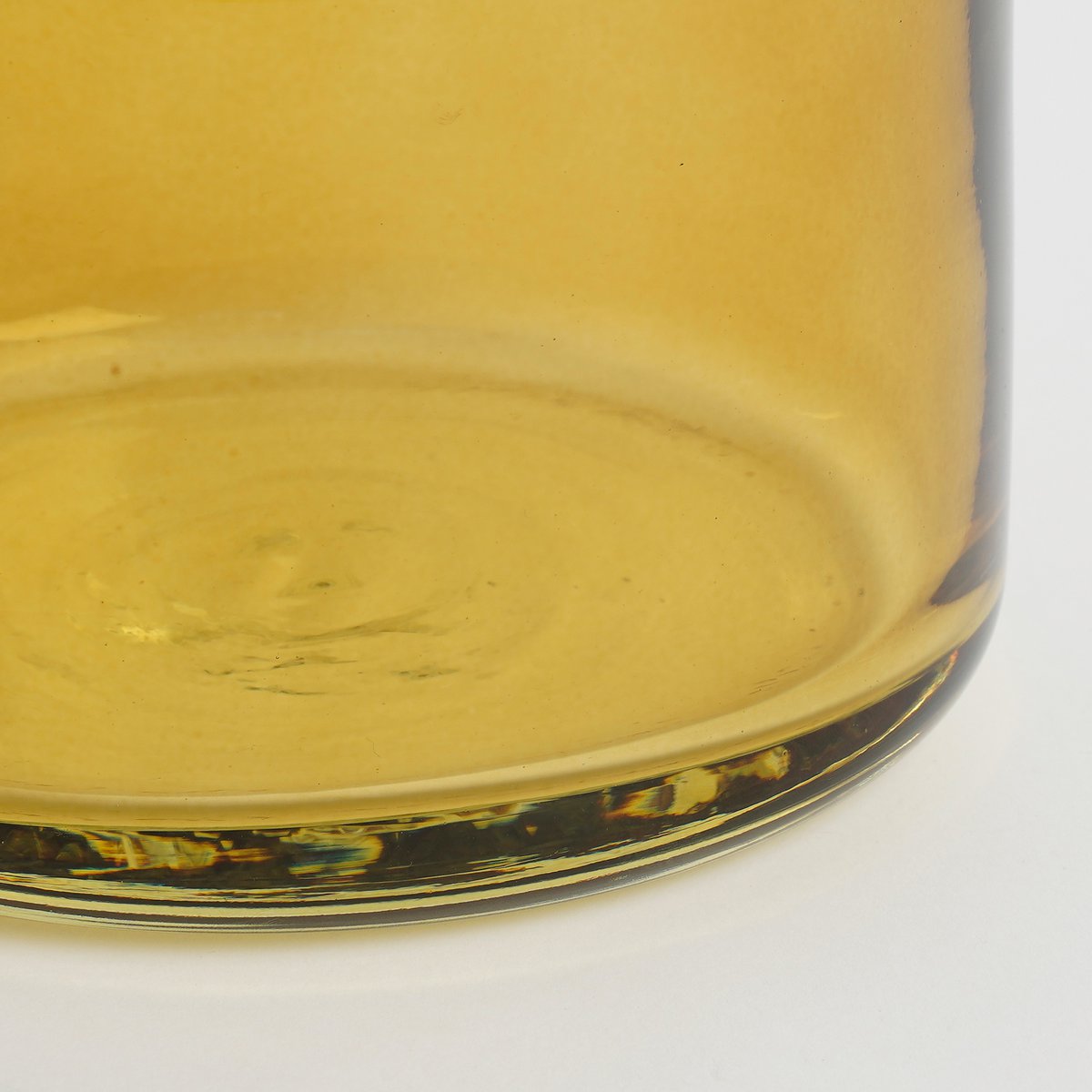 Regal Fles Vaas - H30 x Ø16 cm - Glas - Geel