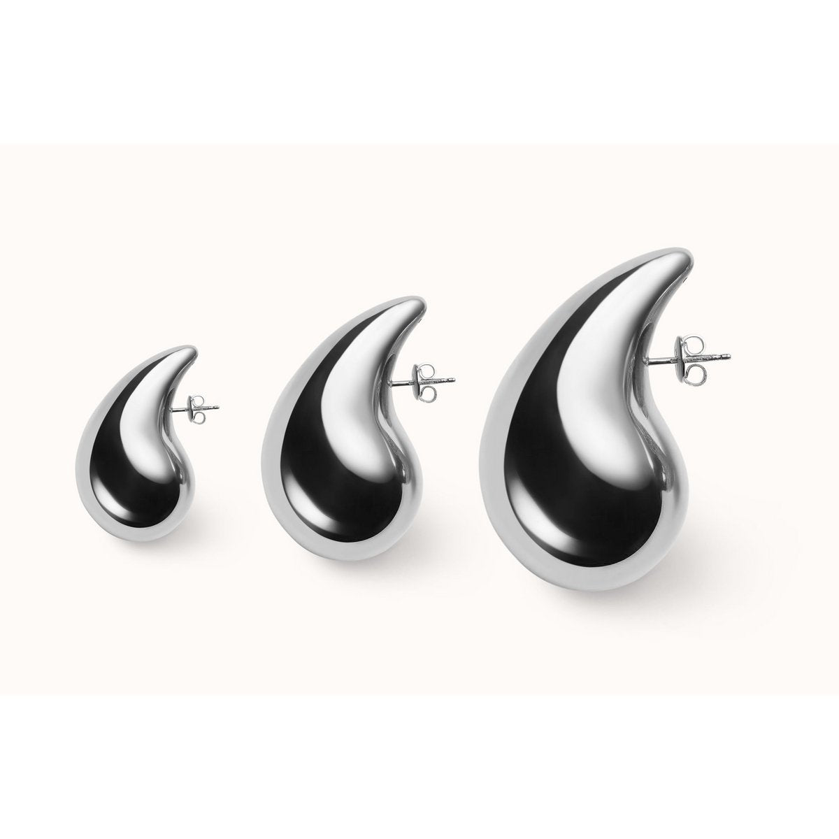 Earring The Drop Silver Medium
