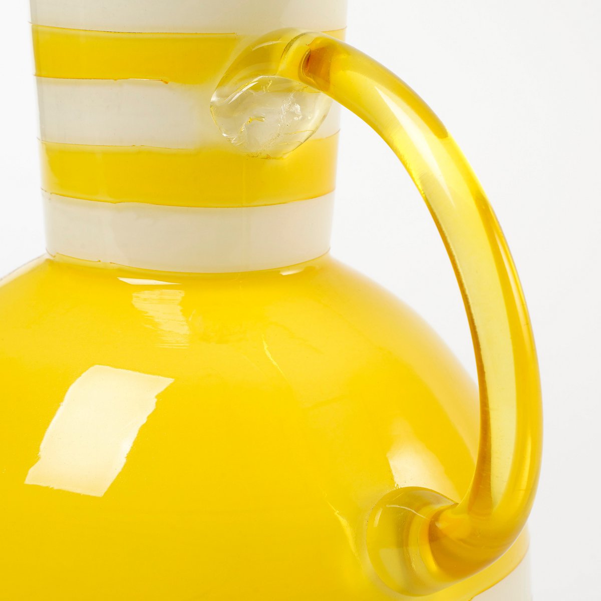 Bazaar Vaas - H21 x Ø18 cm - Glas - Geel