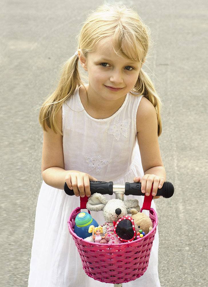 Stepmandje roze - ACCESbasket-pink