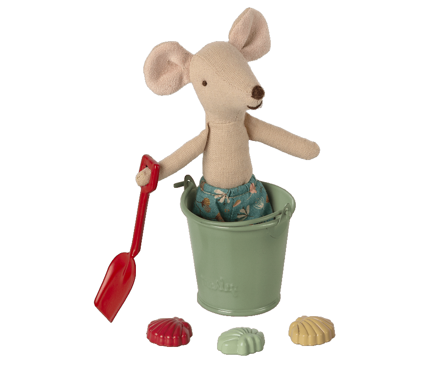 Maileg - Beach set - Shovel, bucket and shells