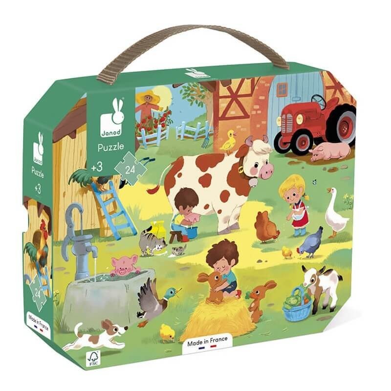 Janod - Puzzel Boerderij Puzzel