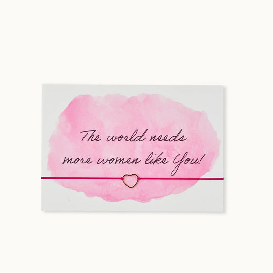 Bracelet card: Women like you