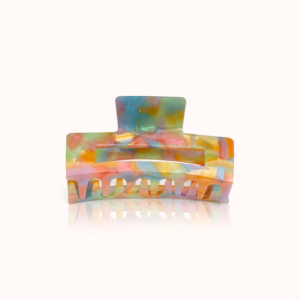 Hair clip XL Rainbow