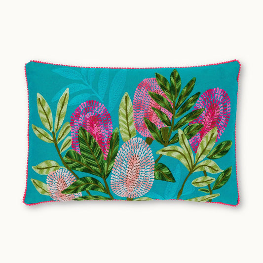 Pillow with filling flowers