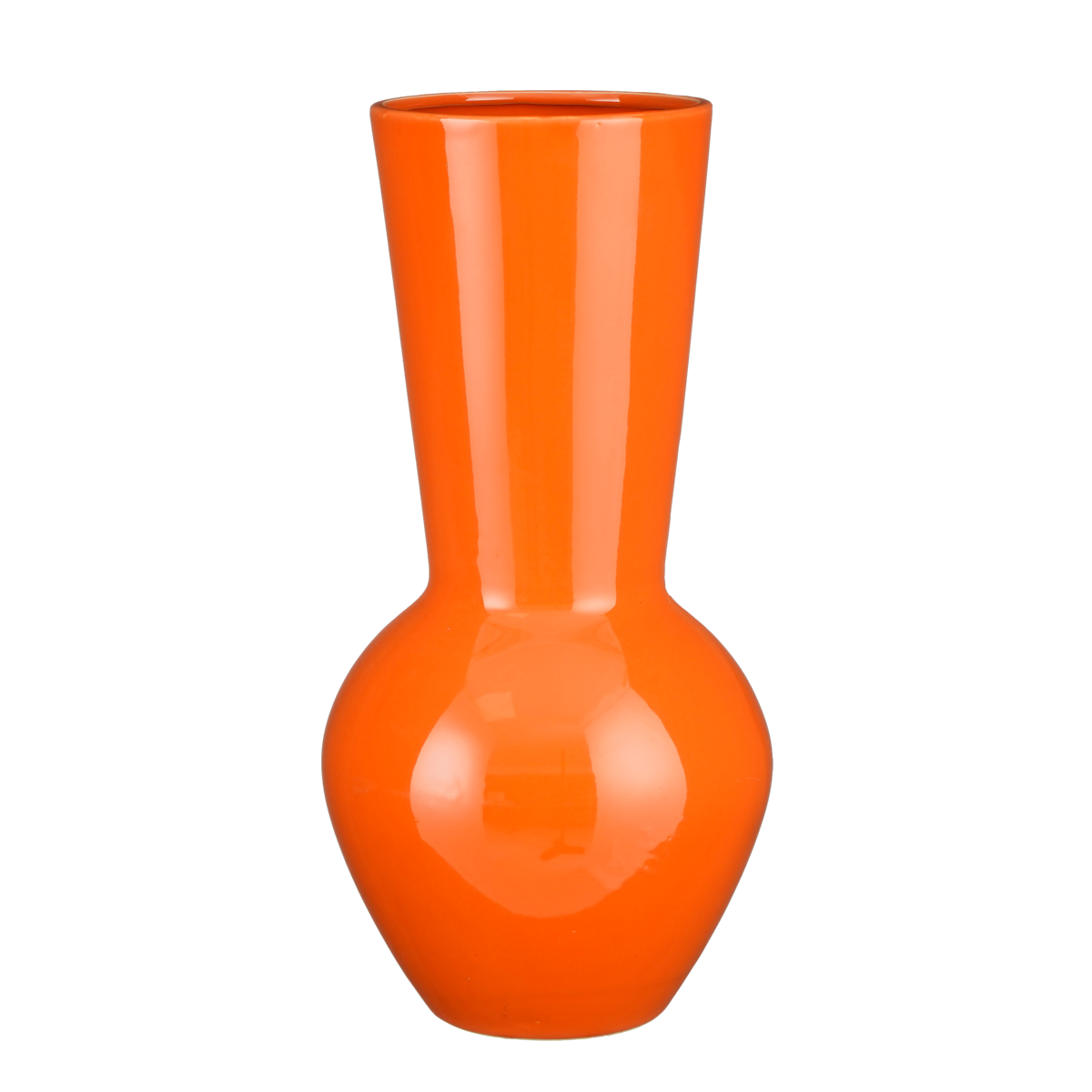 Lora Vaas - H45 x Ø23 cm - Keramiek - Oranje