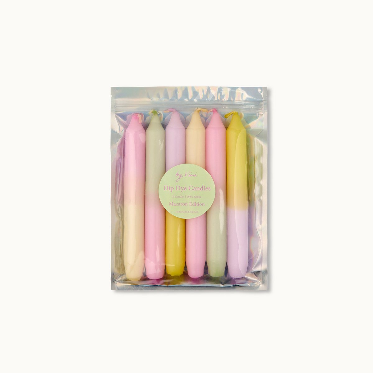 Dip Dye Candle Set: Macaron Edition