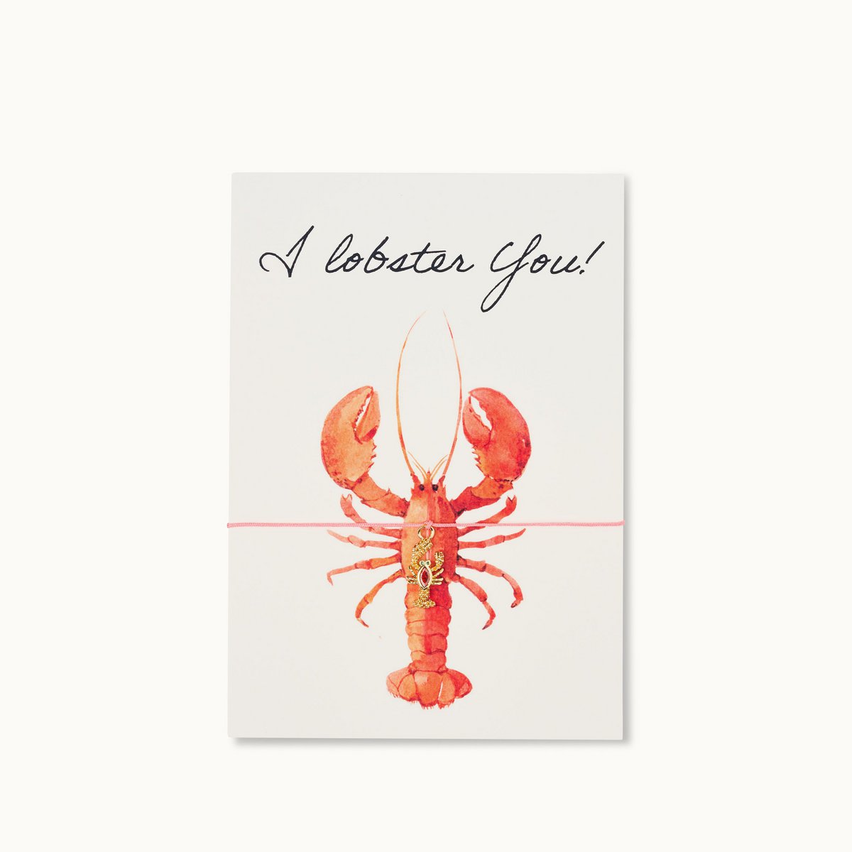 Bracelet card: I lobster You