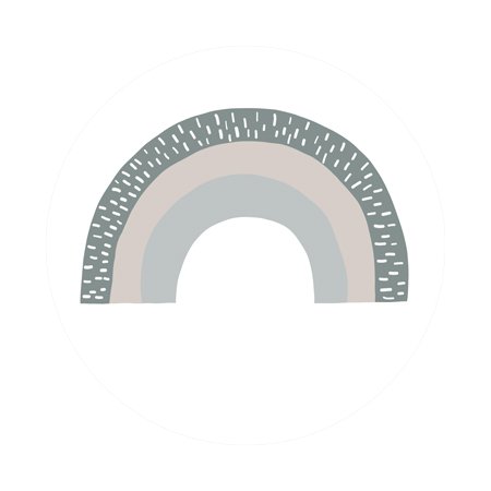 Muurcirkel | Rainbow | Green
