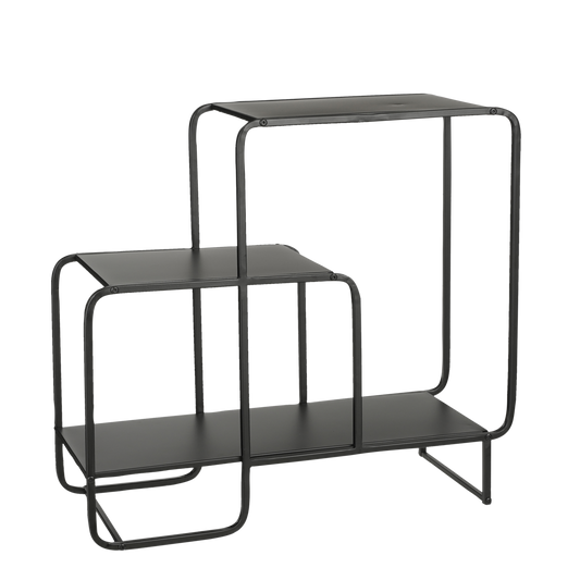 Jules Sidetable - L70 x B30 x H76 cm - Metaal - Zwart