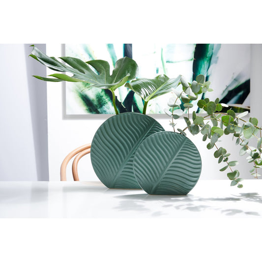 Vase Leaf green-M